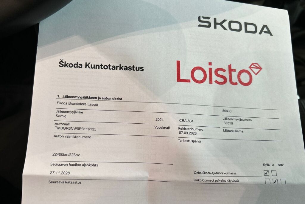 Skoda Kamiq 2024 1.0 TSI 116 Selection DSG Autom.