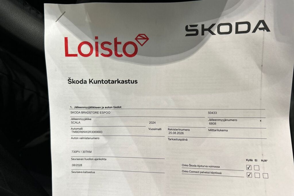 Skoda Scala 2024 1.0 TSI 116 Selection DSG Autom.